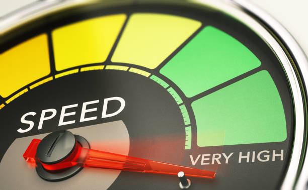 istock Increase internet or download speed. Very fast connection. 1400646892