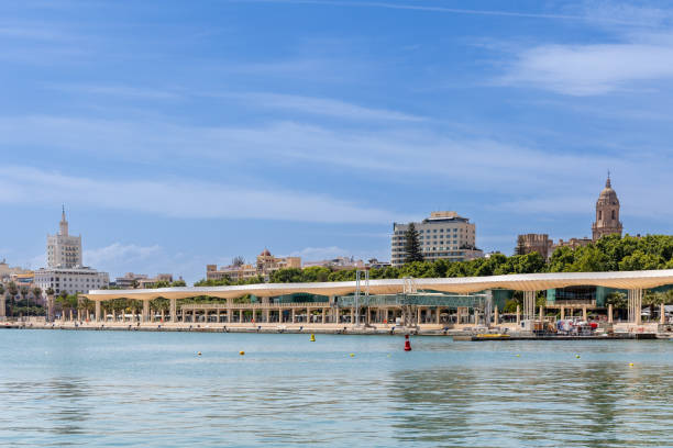 Malaga port area known as Pier 1, Spain