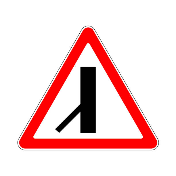 交通道路標識 - left handed点のイラスト素材／クリップアート素材／マンガ素材／アイコン素材