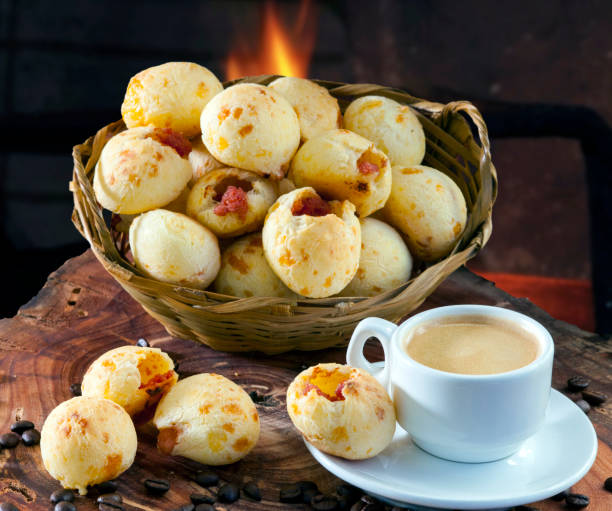 istock Cheese bread with cup of coffee 1400651292