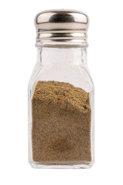istock glass pepper pot with ground black pepper isolated on white background 1400651348