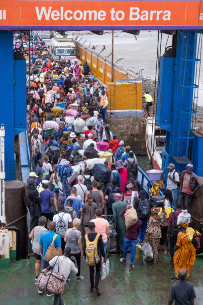 Ferries parked at Cebu City Port reveal the bustling maritime activity and vibrant urban backdrop.