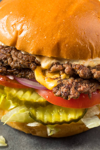 istock Homemade Cheese Smash Burger 1400656295
