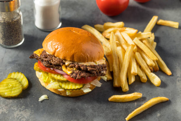 istock Homemade Cheese Smash Burger 1400656323