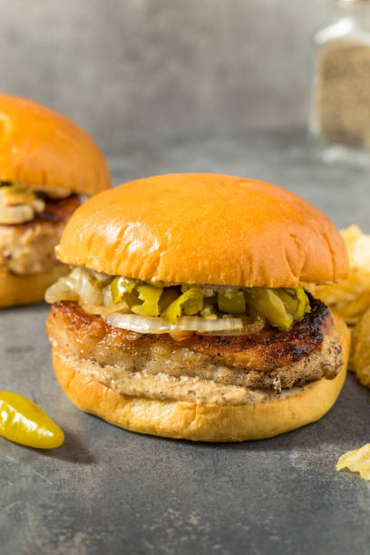 istock Homemade Chicago Style Pork Chop Sandwich 1400656579
