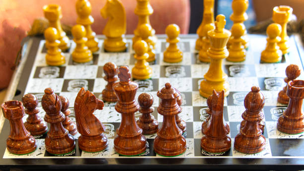 istock Chess Set in use-Myrtle Beach, South Carolina 1400659337