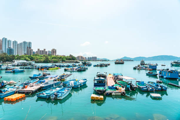 istock Boat anchored in the beach 1400663037