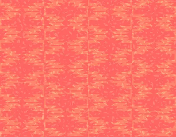 Vector illustration of Seamless Ikat Pattern. Abstract background for textile design, wallpaper, surface textures.