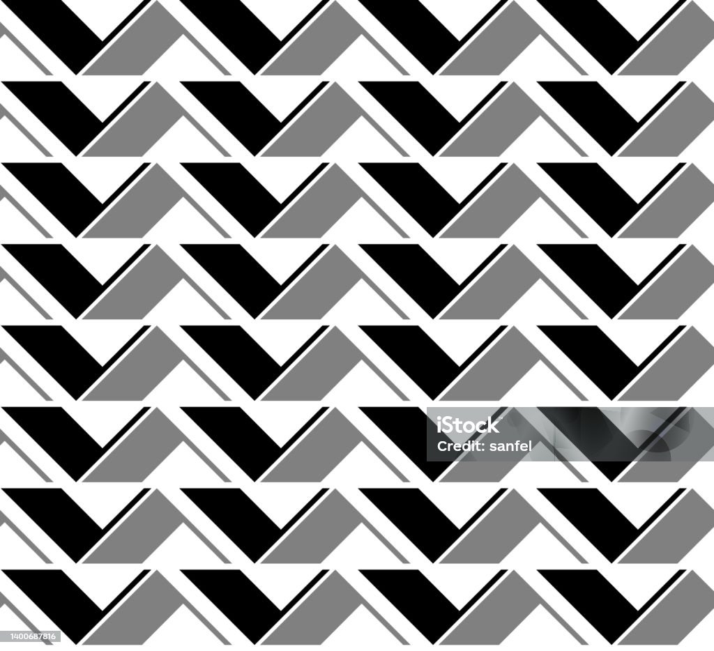 Chevron Repeat Pattern Chevron Arrows In A Seamless Repeat Pattern Vector Illustration Stock ...