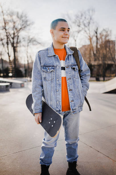 istock Young man in skating park 1400691108