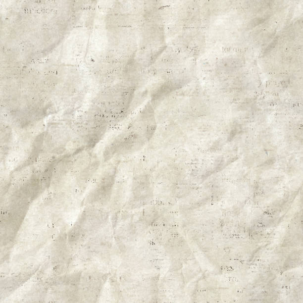 istock Newspaper seamless pattern with old vintage crumpled paper texture background 1400705892