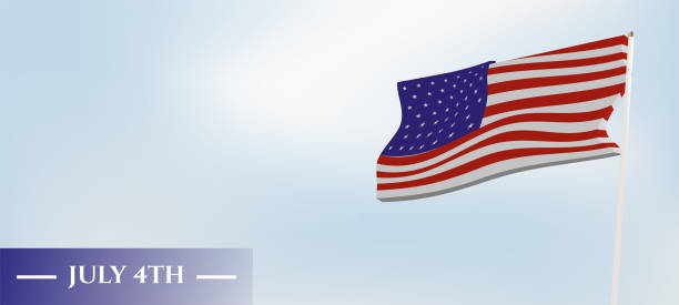 istock 4th july, independence day of US background design 1400719481