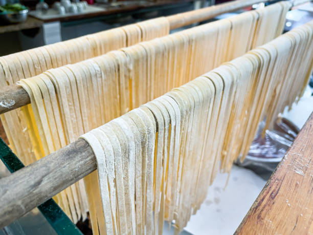 istock spaghetti and fettuccine resting on the clothesline 1400722809