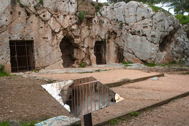 istock Socrates' Prison in Athens, Greece 1400727587