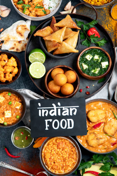 istock Assorted indian food. Indian cuisine. 1400729707