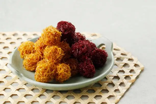 Photo of Grubi, Indonesian Snack Made from Sweet Potato and Sugar  with Crispy Texture and Sweet Taste