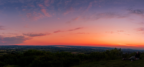 Sunset over Gloucestershire