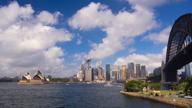 port de sydney - milsons point - milsons point photos et images de collection