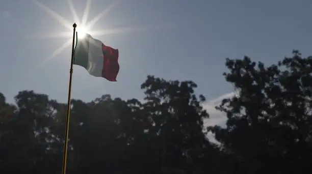 Photo of 3D rendering of Italy flag