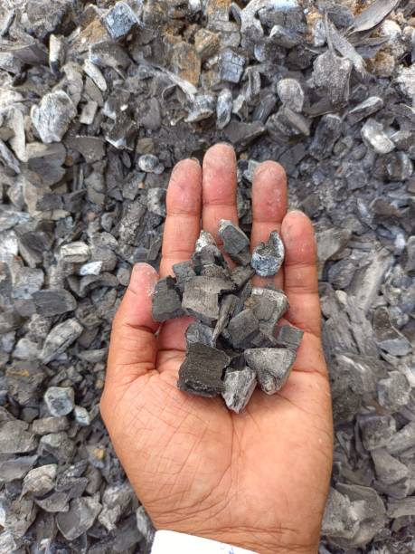 istock Lots of black coal pieces 1400755434