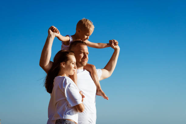 istock Joyful family having fun on summer vacation 1400760971