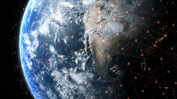 istock Global Positioning System of navigation satellites 1400761061
