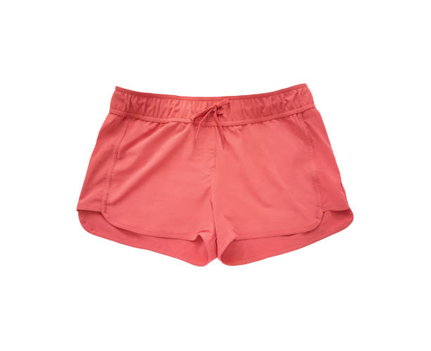 rote sportshorts - shorts stock-fotos und bilder