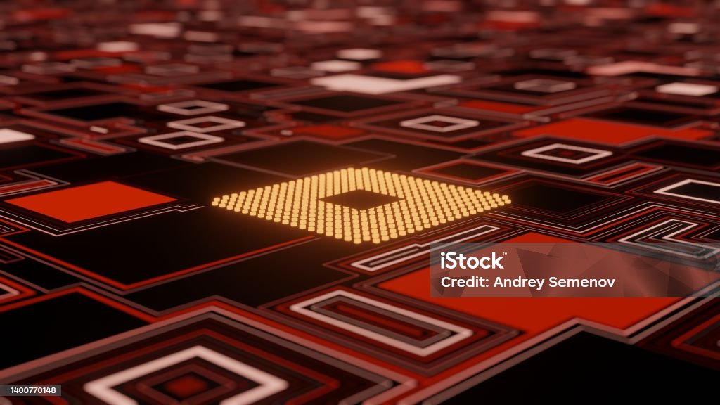Modern Data Processor Cpu Modern Processor Stock Photo - Download Image Now - Abstract, Big ...