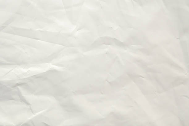 fondo de textura de bolsa de plástico blanco de cerca - paper sheet fotografías e imágenes de stock