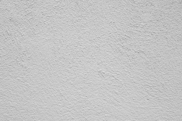 Plastered and painted wall stock photo