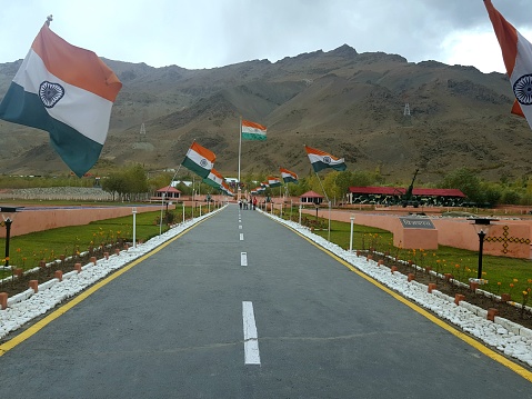 India 02 july 2020 Kargil War Memorial located near Drass right on main highway connecting Leh and Srinagar. The memorial is built to honour the soldiers who fought Pakistan. Nationalism patriotism