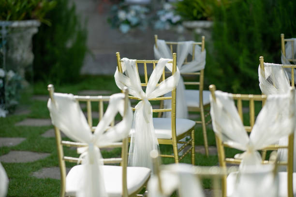 istock wedding chair decoration, event chair 1400794553