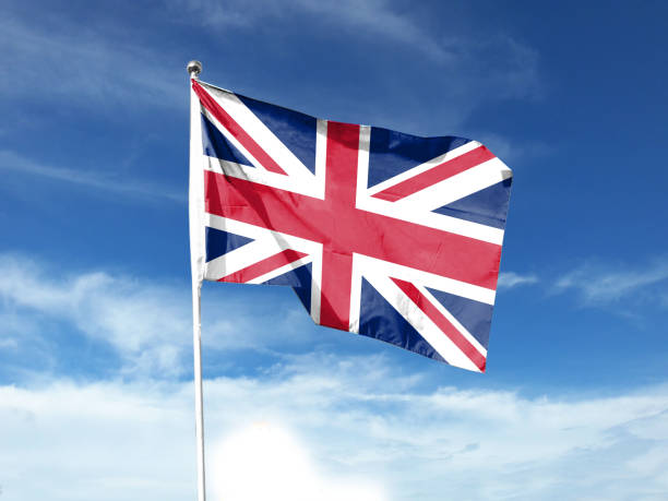 istock United Kingdom Waving Flag With Textured Background 1400798222