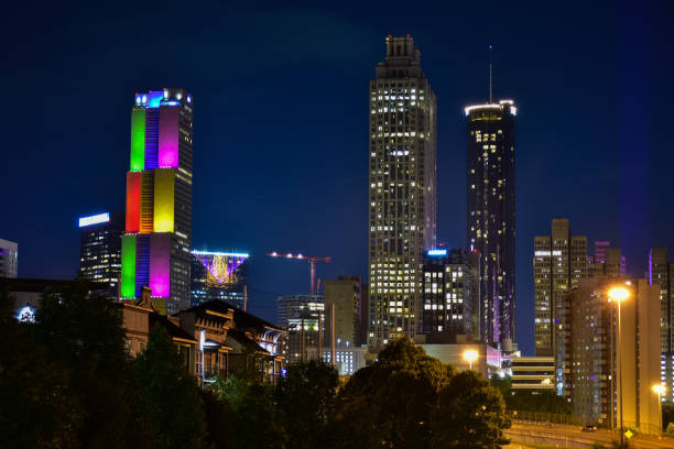 istock Atlanta late night city lights 1400803566