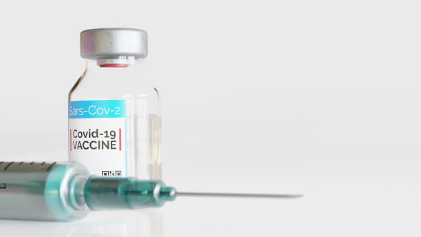 istock Covid 19 coronavirus vaccine on white background - 3D Rendering 1400804149