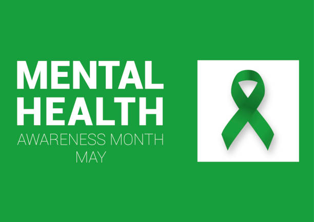 istock Mental Health Awareness Month. Health awareness concept vector template 1400805484