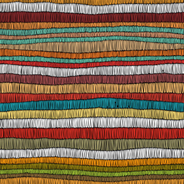 매끄러운 자수 패턴. - batik pattern abstract decoration stock illustrations