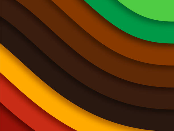 Juneteenth waves curve wave background pattern abstract.