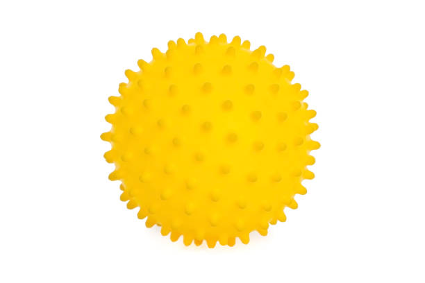 istock Ball with pimples on a white background 1400827702