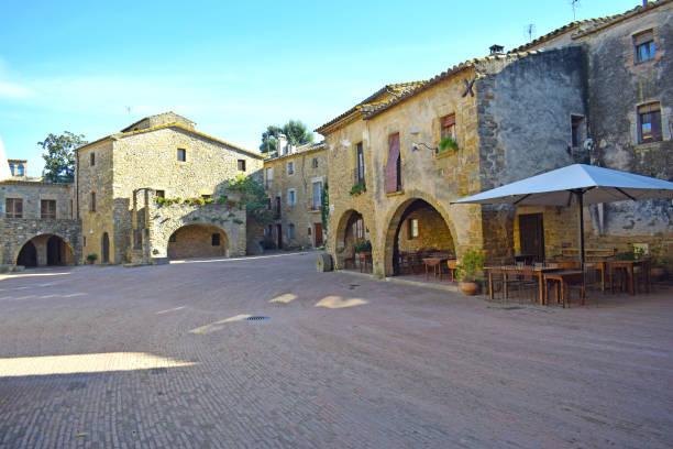 istock Streets of Monell, Girona Spain