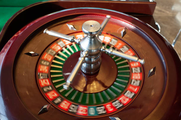 istock Casino Roulette Wooden Wheel 1400829028