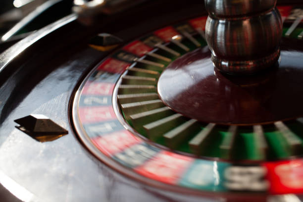 istock Casino Roulette Wooden Wheel 1400829159
