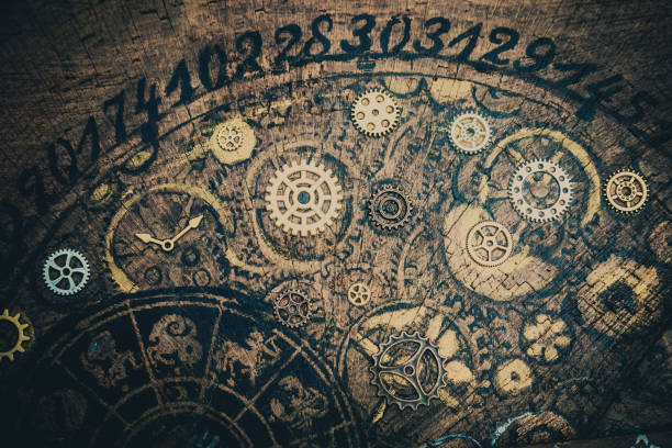 istock Vintage time background - Concept for aged, calendar, timer 1400829797