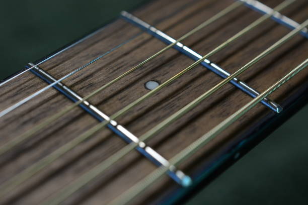 istock Fifth Fret Marker in Selective Focus 1400841289