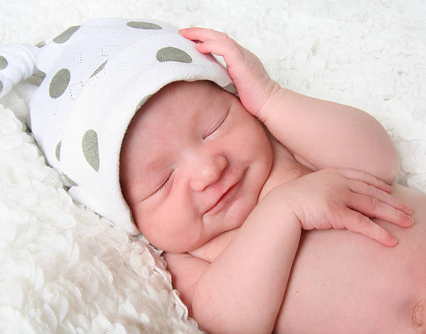 istock Newborn baby girl 140084241