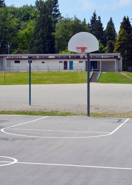 istock Basketball Court at School 1400852460
