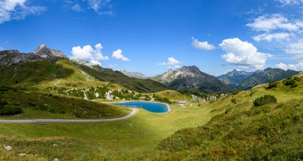 istock Small lake in the mountains 1400854978