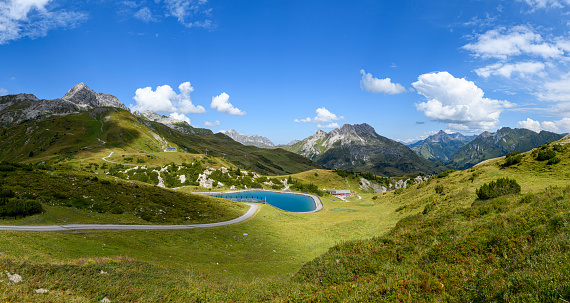 The transfaragasan road in the carpathian of romania