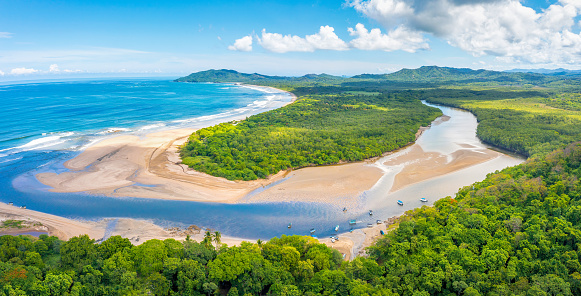 Playa y Estuario de Tamarindo, Guanacaste, Costa Rica photo