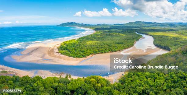 Tamarindo Beach And Estuary Guanacaste Costa Rica Stock Photo - Download Image Now